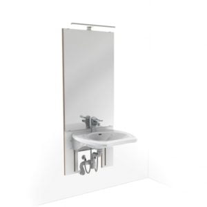 Basicline 401-03 - Handmatige wastafellift