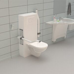 Hoog-laag toilet - Achterwand toiletlift (verticaal) | sta op toilet Hoog-laag toilet - Achterwand toiletlift (verticaal) | sta op toilet