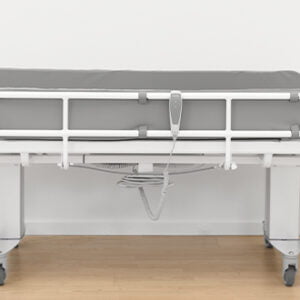 Mobiele douchestretcher / aankleedtafel - op wieltjes Mobiele douchestretcher / aankleedtafel - op wieltjes