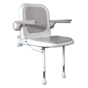 Douchezitje standaard met rug- en armleuning - 58cm Breed