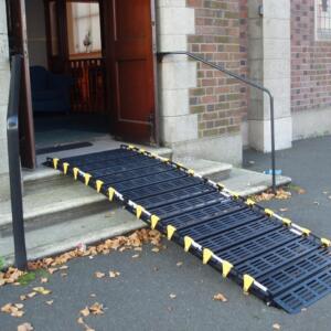 184 cm - Oprijplaat oprolbaar van aluminium ROLL-a-RAMP