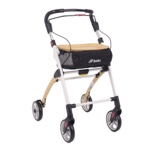 Rollator Jaguar - Voor binnenshuis - hout textuur