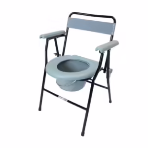 Opvouwbare Toiletstoel / Opvouwbare Postoel lichtgewicht - Grijs Opvouwbare Toiletstoel / Opvouwbare Postoel lichtgewicht - Grijs